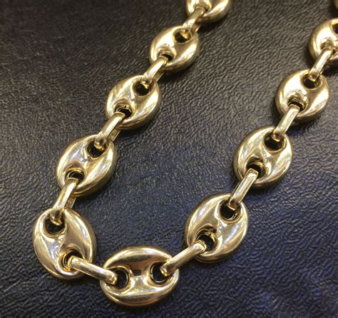 gucci tian chain|Gucci puff link chain.